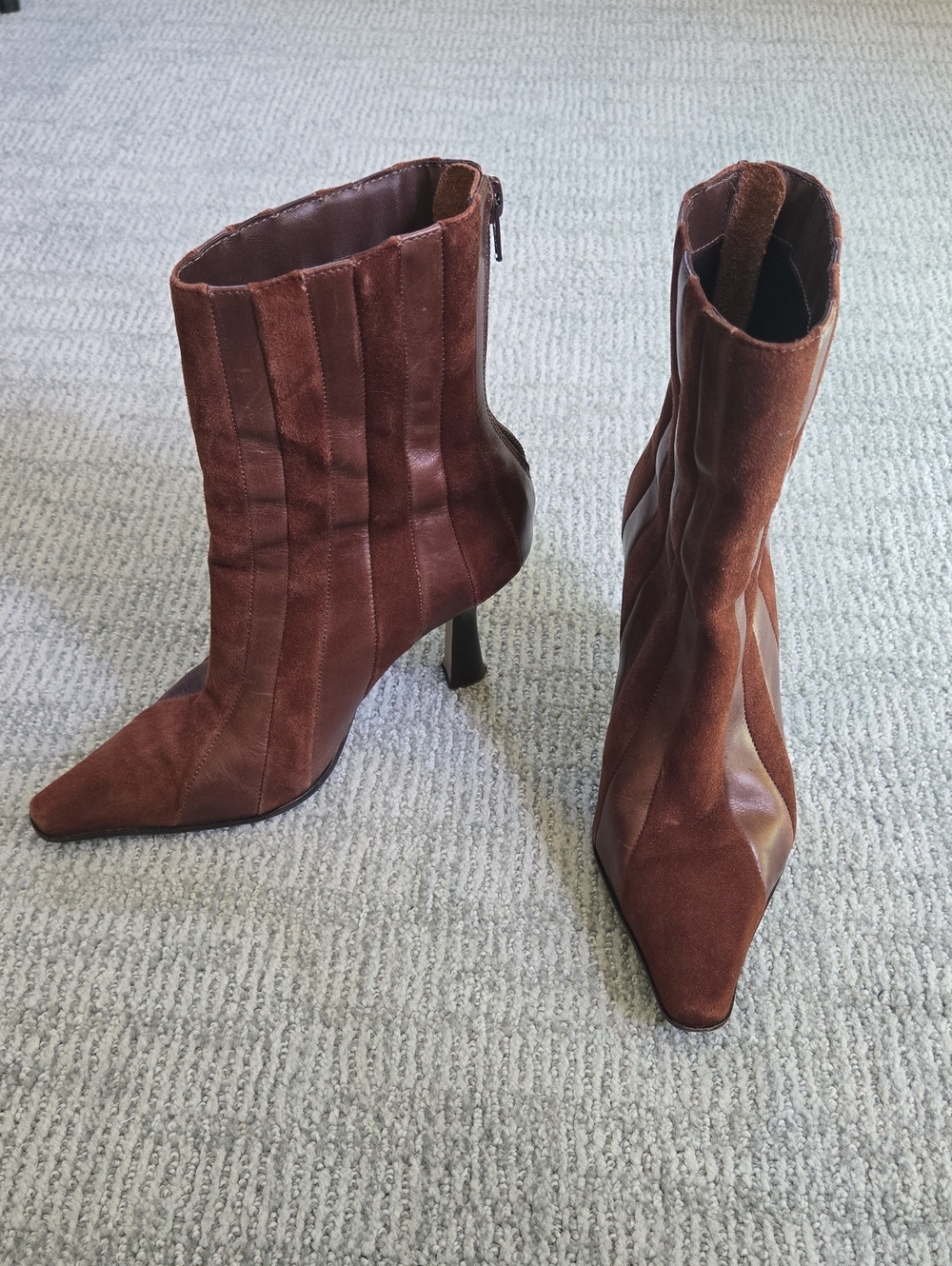 Suede Booties